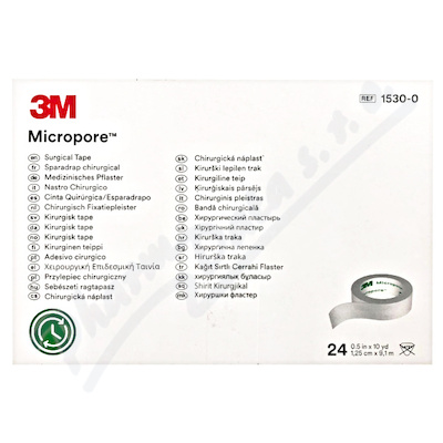 3M Micropore papírová náplast 1530-0 bílá 1