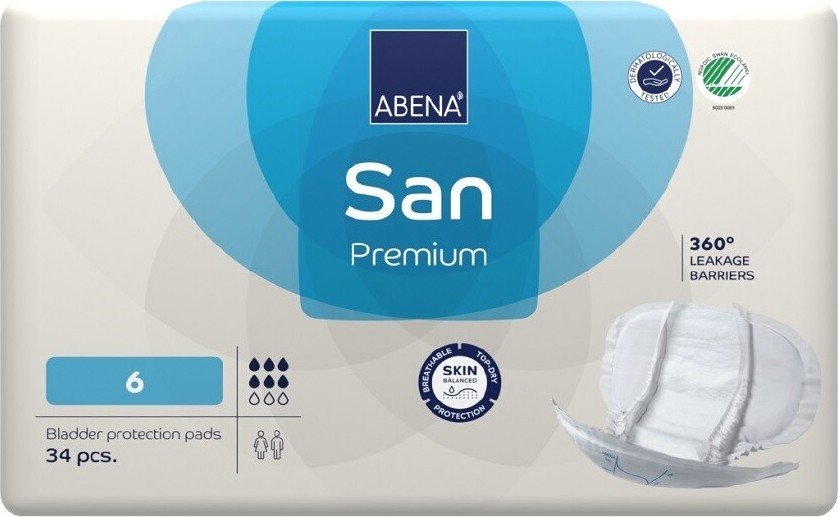 ABENA SAN PREMIUM 6 Inkont.pleny (34 ks)