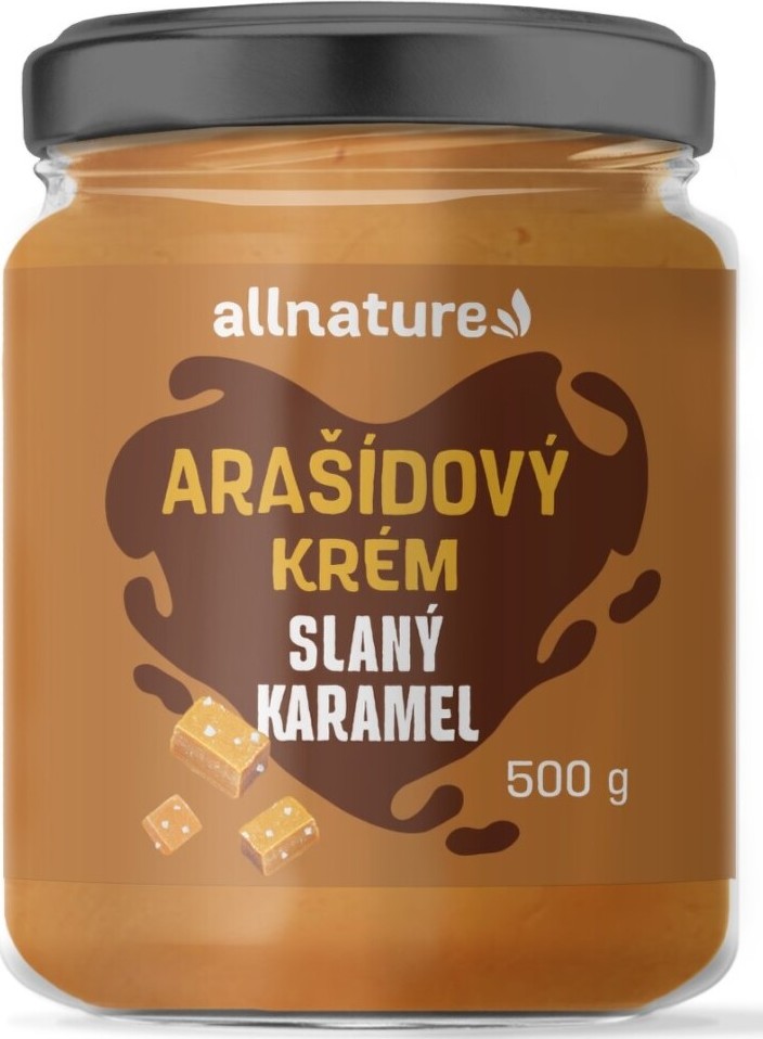 Allnature Arašídový krém slaný karamel 500g