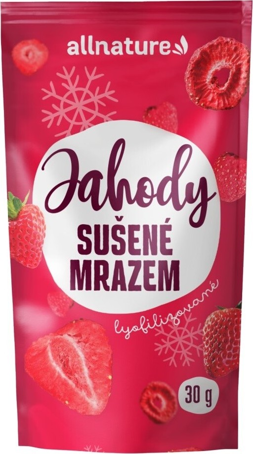 Allnature Jahody sušené mrazem 30g