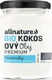 Allnature Kokosový olej panenský BIO 200ml