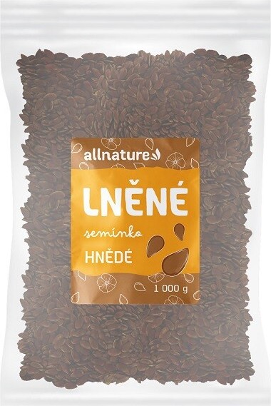 Allnature Lněné semínko hnědé 1000g