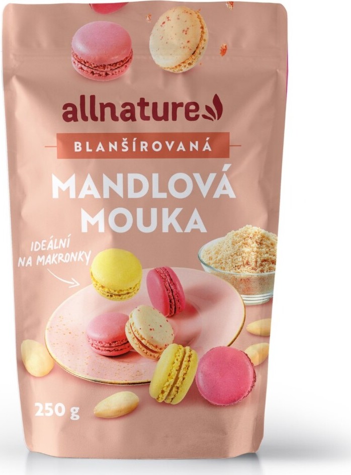 Allnature Mandlová mouka blanšírovaná 250g