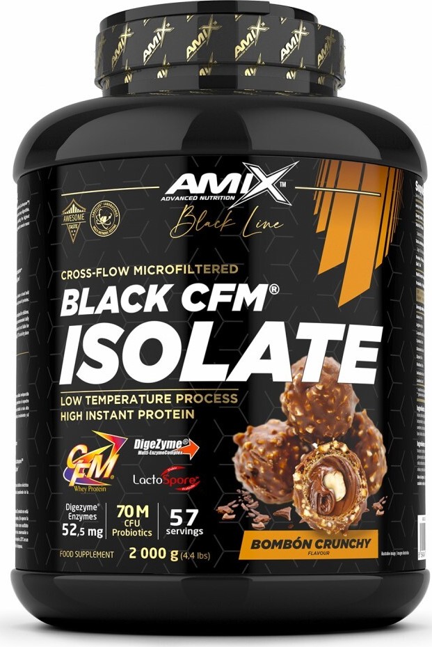 Amix Black Line Black CFM Isolate 2000 g bombón crunchy