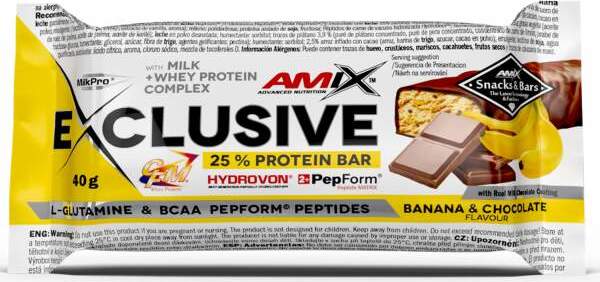 Amix Exclusive Protein Bar 40 g banana chocolate