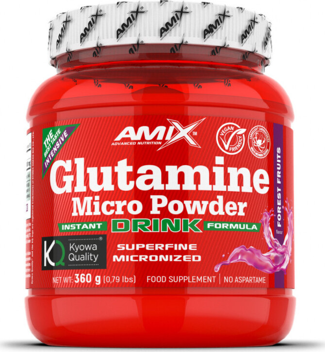 Amix L-Glutamine Powder Drink 360 g forest fruits