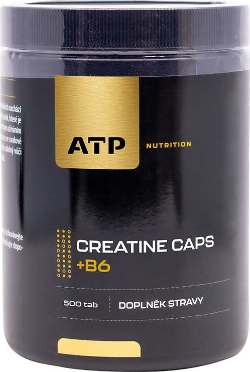 ATP Nutrition Creatine Caps + B6 500 tob