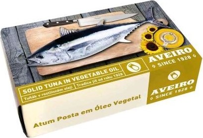 Aveiro Tuňák v rostlinném oleji 120g