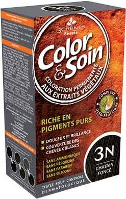 Barva Color&Soin 3N - tmavě hnědá 135ml