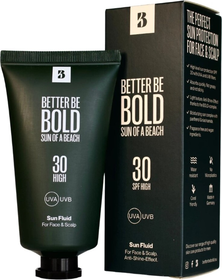 BETTER BE BOLD Opalovací emulze SPF30 na pleš 50ml