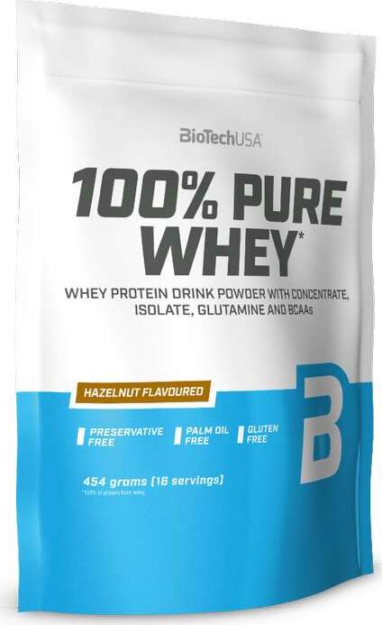 BioTech 100% Pure Whey 454 g hazelnut