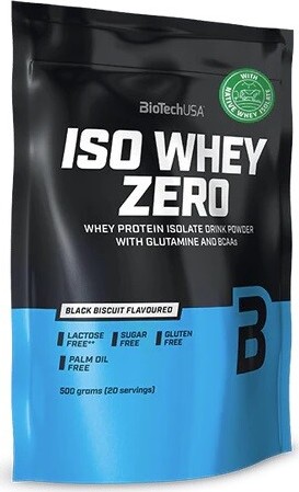 BioTech Iso Whey Zero 500 g black biscuit