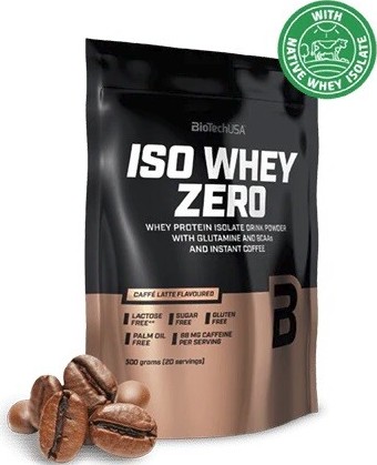 BioTech Iso Whey Zero 500 g caffe latte