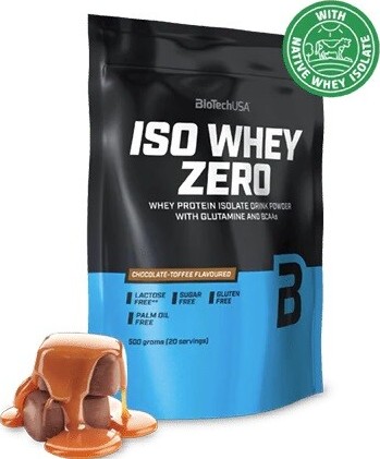 BioTech Iso Whey Zero 500 g chocolate toffee