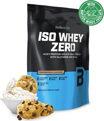 BioTech Iso Whey Zero 500 g cookies cream