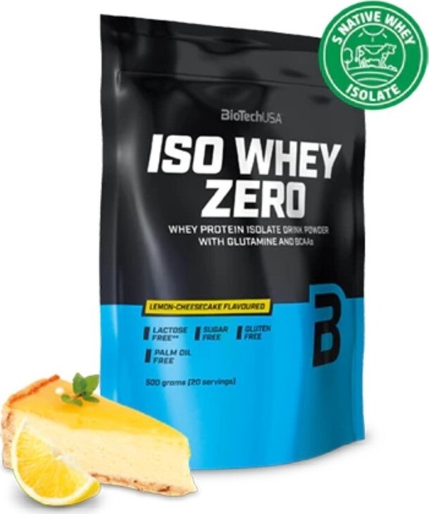 BioTech Iso Whey Zero 500 g lemon cheesecake