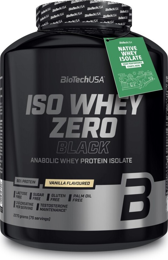 BioTech Iso Whey Zero Black 2270g vanilla