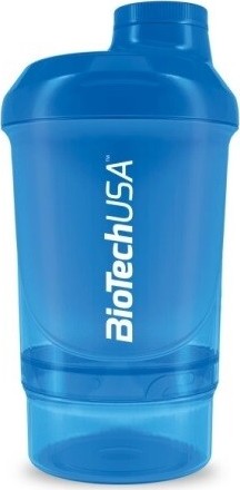 BioTech Šejkr 300 + 150 ml modrý