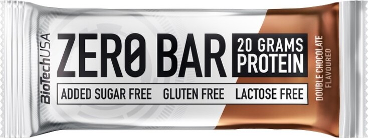 BioTech Zero Bar 50 g double chocolate