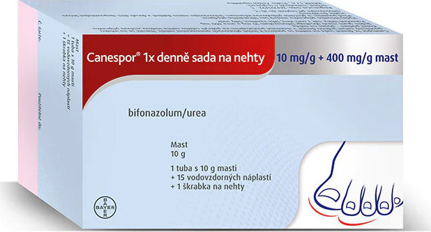 CANESPOR 1X DENNĚ SADA NA NEHTY 10MG/G+400MG/G UNG 10G+SADA