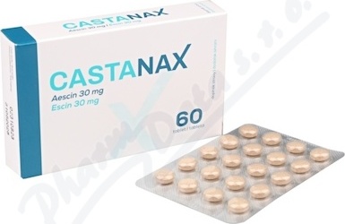 Castanax Aescin 30mg tbl.60