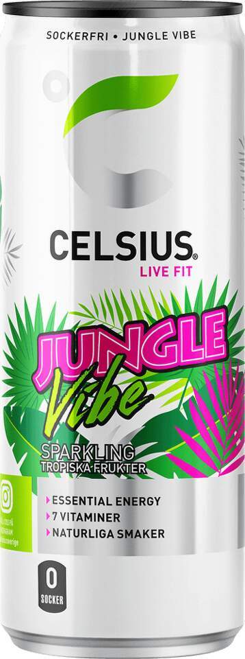 Celsius Energy Drink 355ml jungle vibe