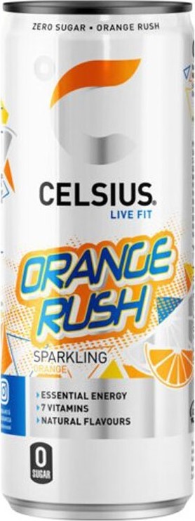 Celsius Energy Drink 355ml orange rush