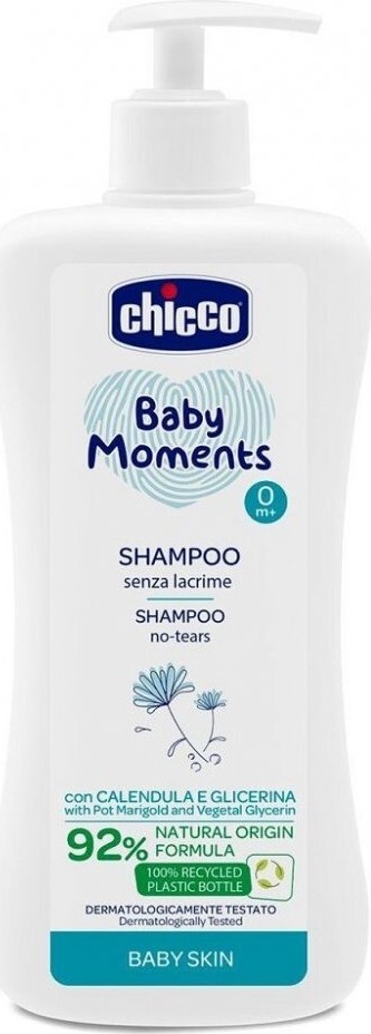 CHICCO Baby Moments Šampon s dávkovačem 500ml