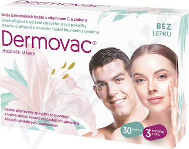 DERMOVAC s vitaminem C a zinkem cps.30