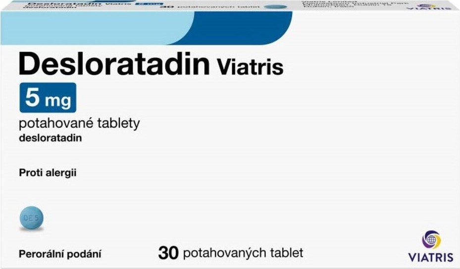 DESLORATADIN VIATRIS 5MG TBL FLM 30