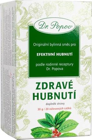 Dr.Popov Čaj Zdravé hubnutí 20x1.5g