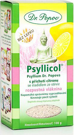 Dr.Popov Psyllicol příchuť citron 100g