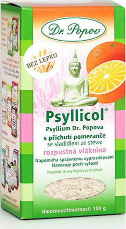 Dr.Popov Psyllicol příchuť pomeranč 100g