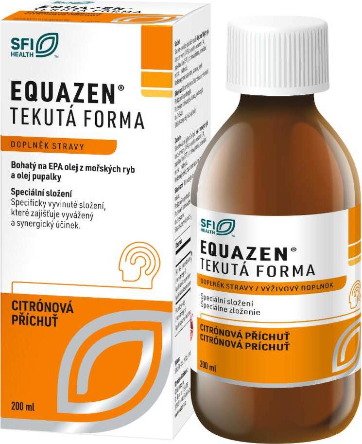 EQUAZEN tekutá forma s příchutí citrónu 200ml