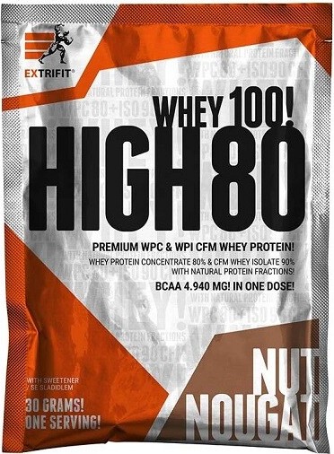 Extrifit High Whey 80 30 g nut nougat