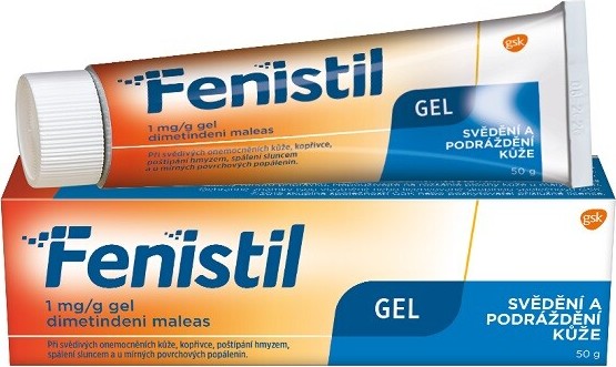 Fenistil gel 1mg/g při svědění pokožky 50G