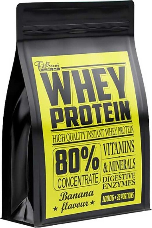 FitBoom Whey Protein 80 % 1000 g banán