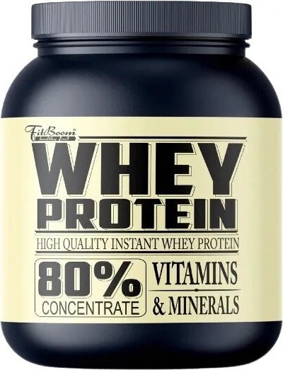 FitBoom Whey Protein 80 % 2250 g slaný karamel