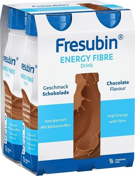 FRESUBIN ENERGY FIBRE ČOKOLÁDA POR POR SOL 4X200ML