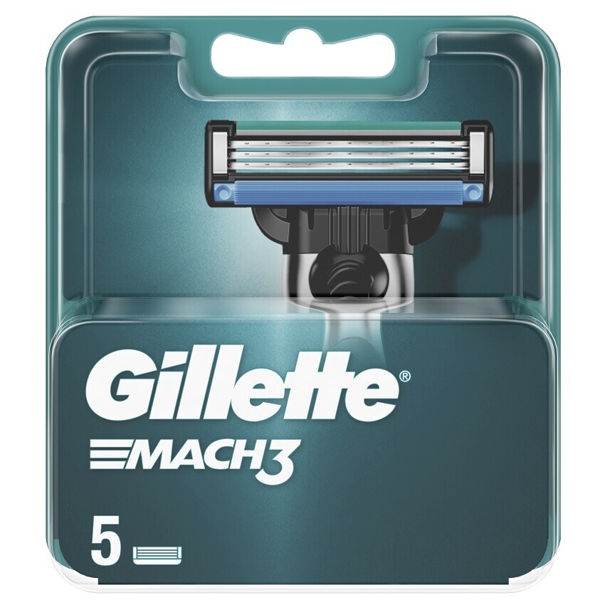 Gillette Mach3 náhradní hlavice 5ks