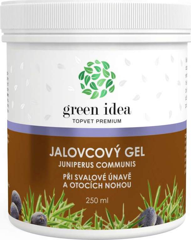 Green idea Jalovcový masážní gel 250ml