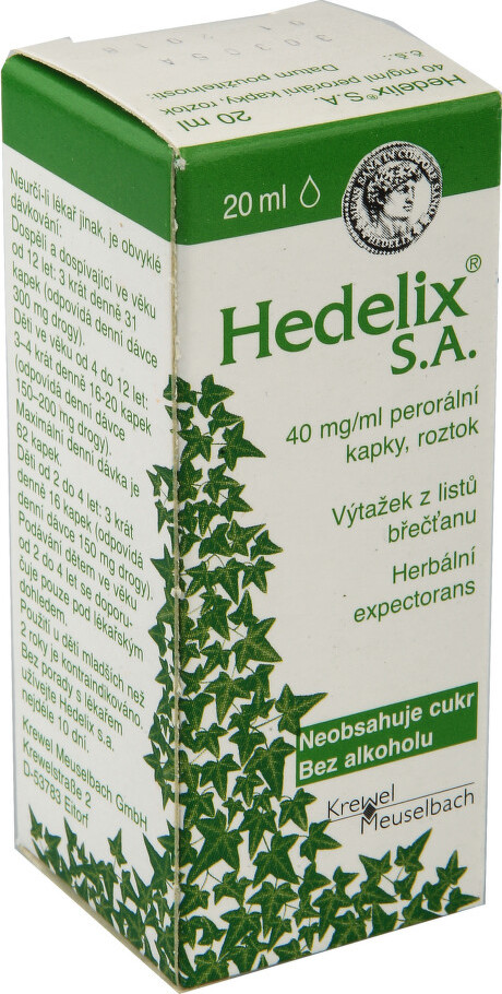 HEDELIX S.A. POR GTT SOL 20ML