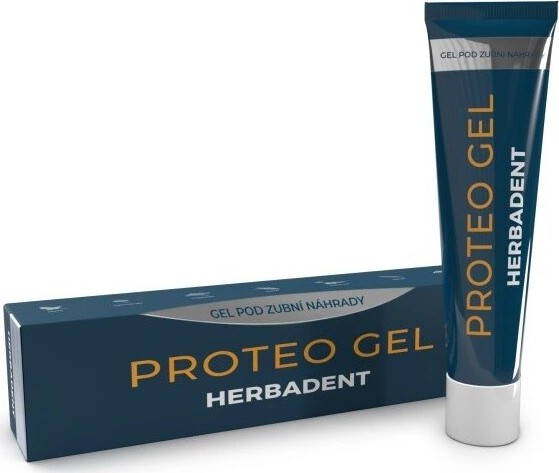 HERBADENT PROTEO GEL pod zubní náhrady 40g