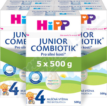 HiPP 4 Junior Combiotik mléčná výživa 5x500g