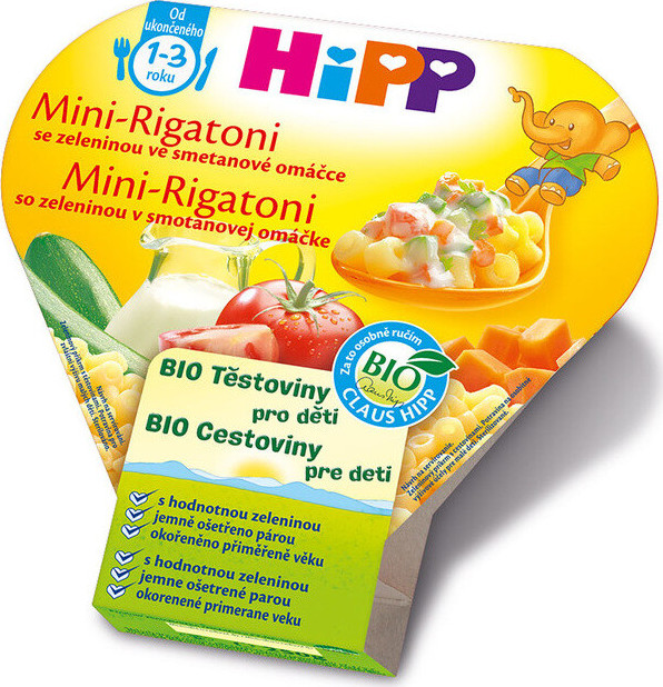 HiPP DĚT.TĚST. BIO Mini-Rigatoni 250g