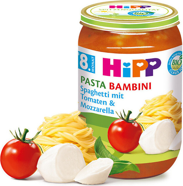 HiPP JUNIOR BIO Rajč.se špaget.a mozz. 220g