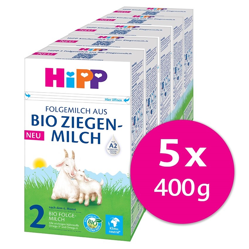 HiPP Kozí mléko BIO 6m 5x400g