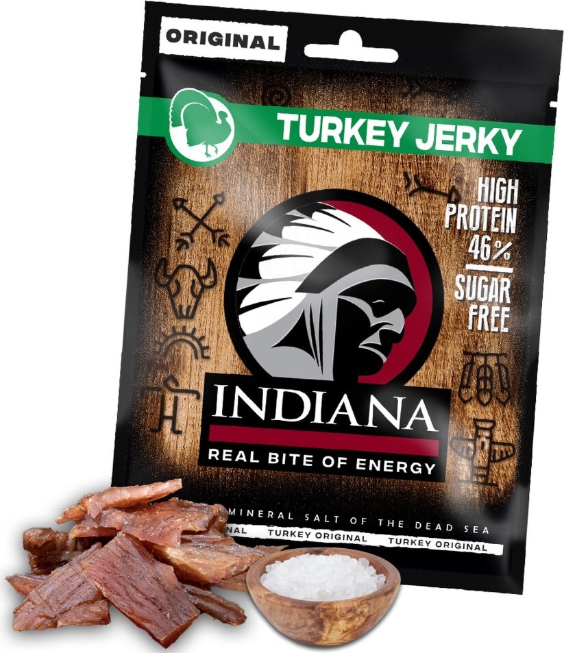 Indiana Jerky Original Krůtí 25 g