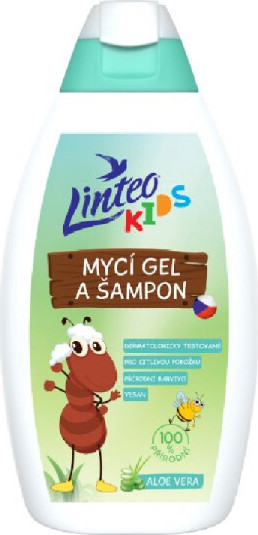 Linteo Kids mycí gel a šampon 425ml