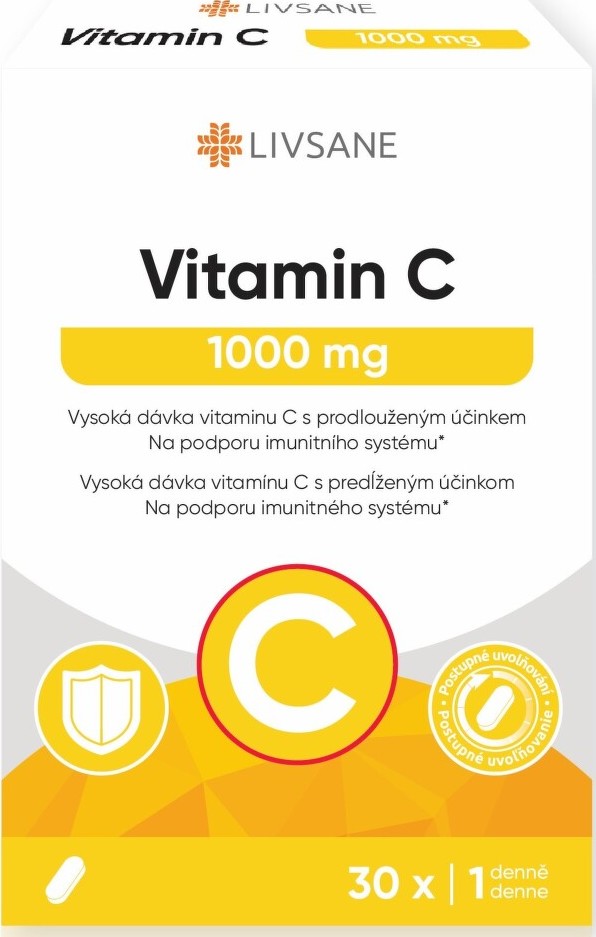 LIVSANE Vitamin C 1000mg tbl.30